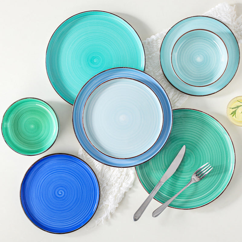 Bonita Lipped-Edge 24 Piece Dinnerware Set - Image 6