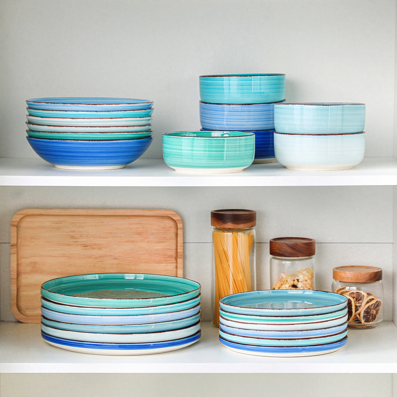 Bonita Lipped-Edge 24 Piece Dinnerware Set - Image 7