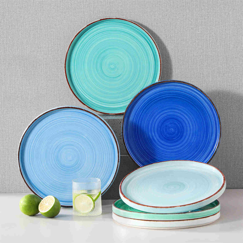 Bonita Straight-Edge Dinner Plates Set of 6 - Image 7