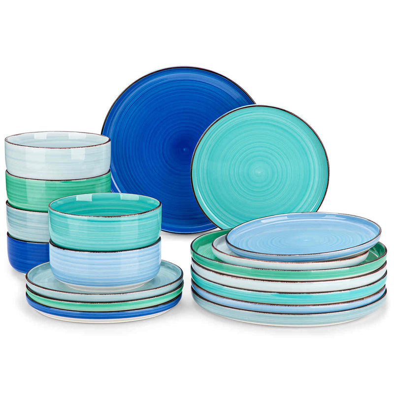 Bonita Lipped-Edge 18 Piece Dinnerware Set - Image 8