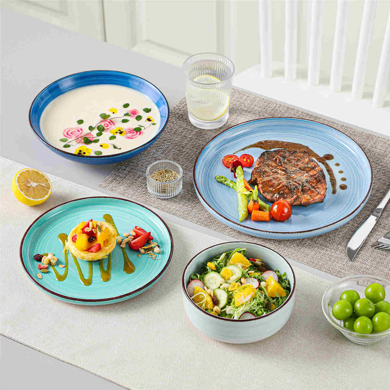 Bonita Lipped-Edge 16 Piece Dinnerware Set - Image 2