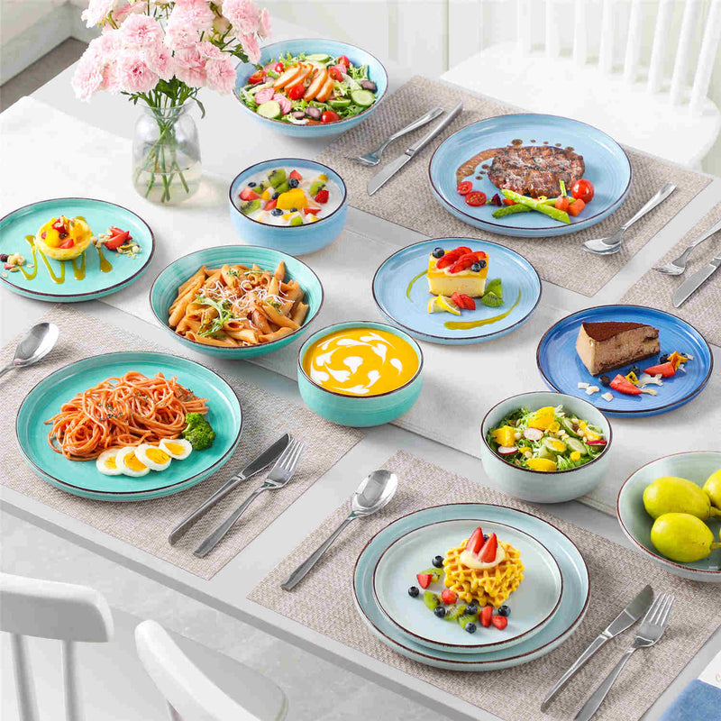 Bonita Lipped-Edge 16 Piece Dinnerware Set - Image 5
