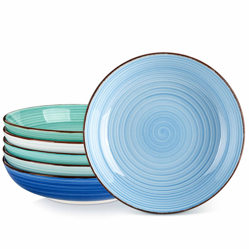 Bonita Large Pasta Bowls Set of 6 - Image 8