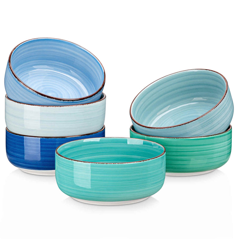Bonita Deep Round Cereal Bowls Set of 6 - Image 15