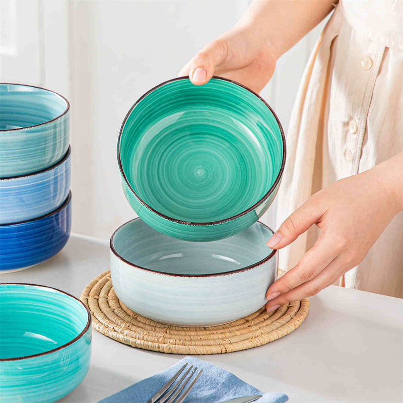 Bonita Deep Round Cereal Bowls Set of 6 - Image 13
