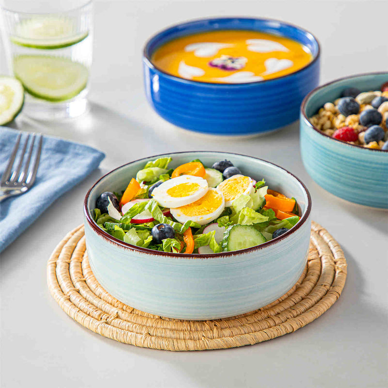Bonita Deep Round Cereal Bowls Set of 6 - Image 10