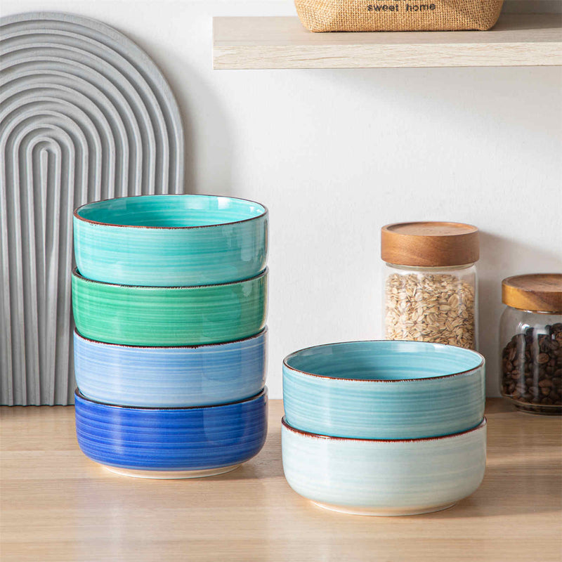 Bonita Deep Round Cereal Bowls Set of 6 - Image 14