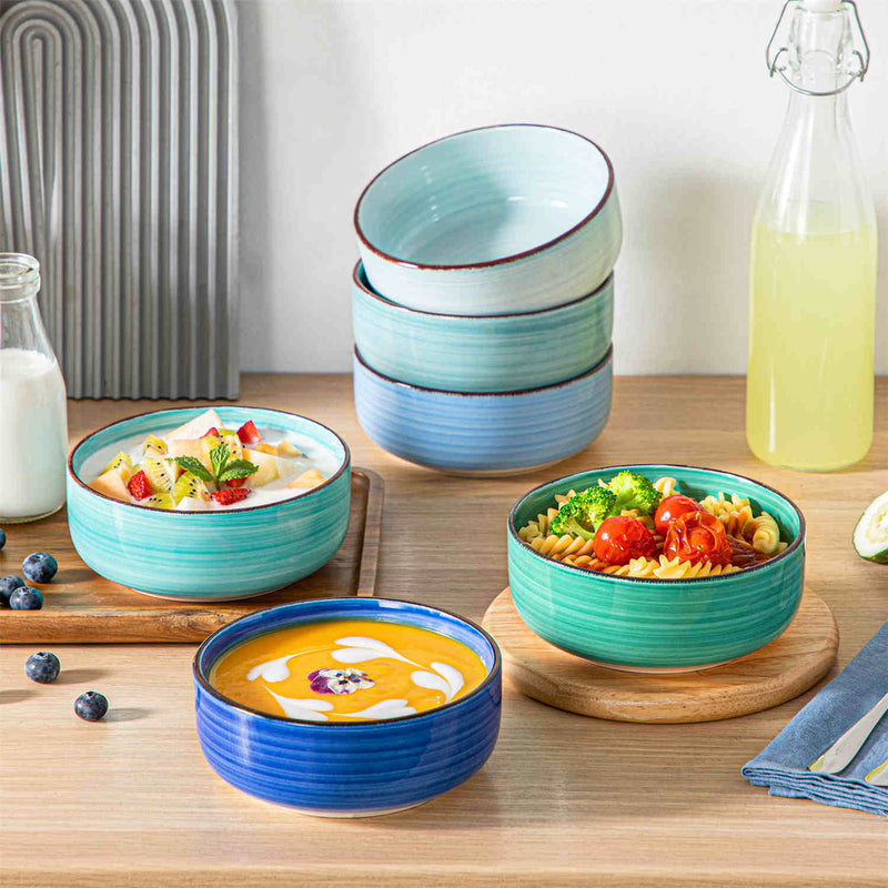 Bonita Deep Round Cereal Bowls Set of 6 - Image 11