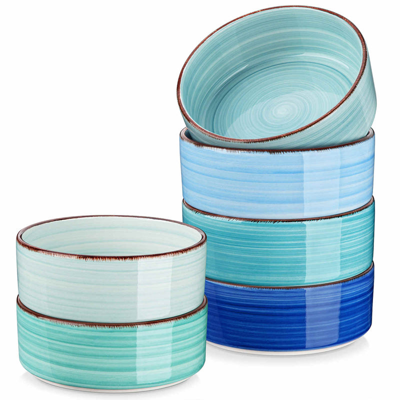 Bonita Straight-Edge Cereal Bowls Set of 6 - Image 8