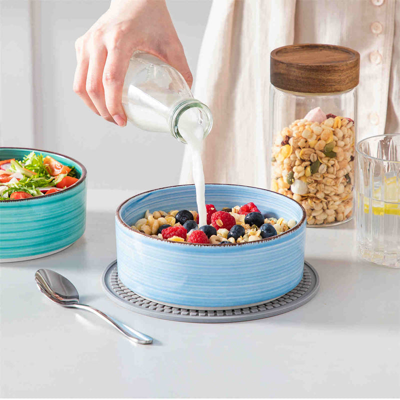 Bonita Straight-Edge Cereal Bowls Set of 6 - Image 7