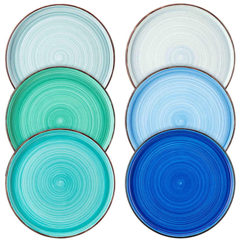 Bonita Straight-Edge Large Salad Plates Set of 6 - Image 8