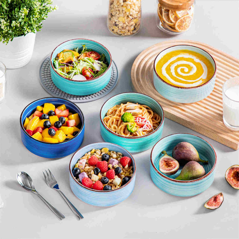 Bonita Mini Straight-Edge Cereal Bowls Set of 6 - Image 12