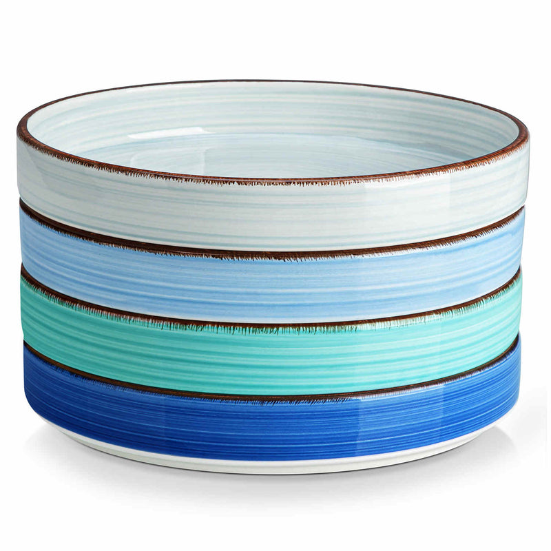 Bonita Straight-Edge Pasta Bowls Set of 4 - Image 7