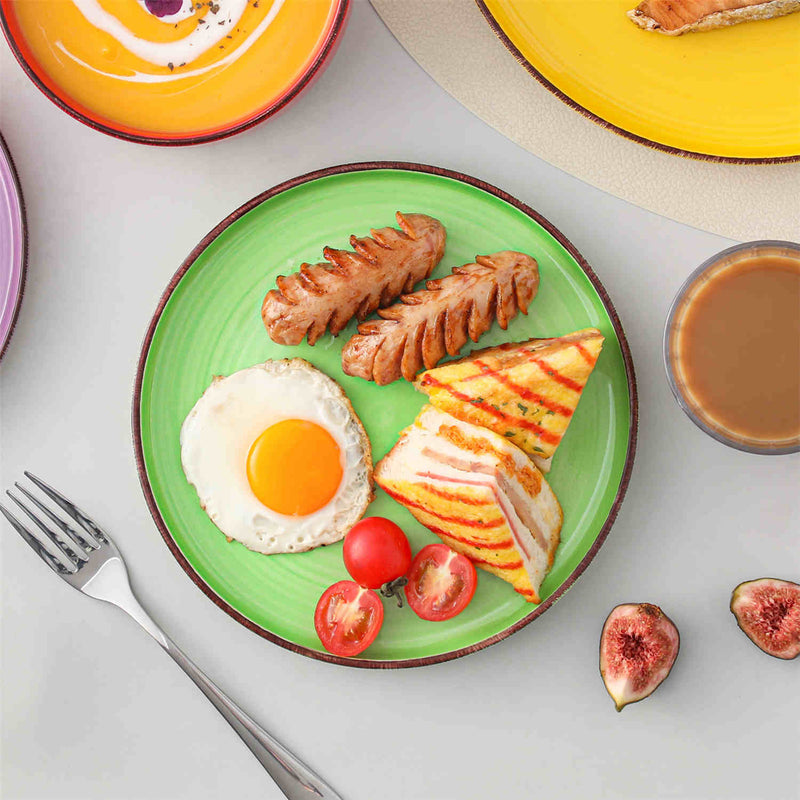 Bonita Lipped-Edge 12 Piece Dinnerware Set - Image 11