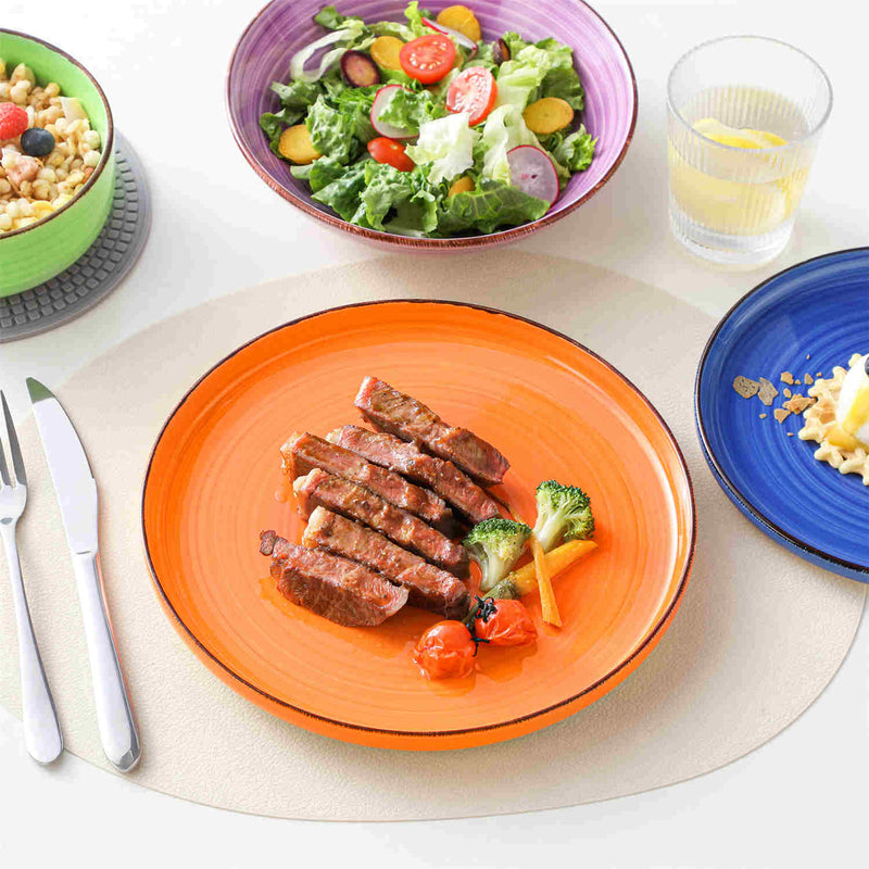 Bonita Lipped-Edge 24 Piece Dinnerware Set - Image 9