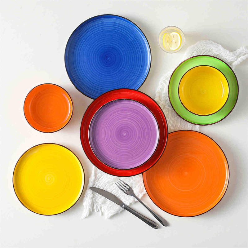 Bonita Lipped-Edge 24 Piece Dinnerware Set - Image 14