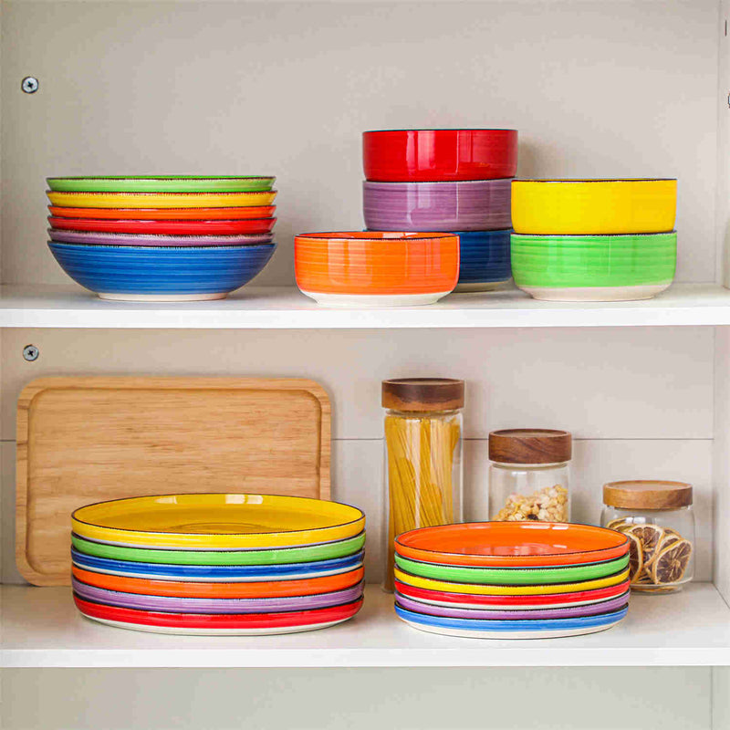 Bonita Lipped-Edge 24 Piece Dinnerware Set - Image 16