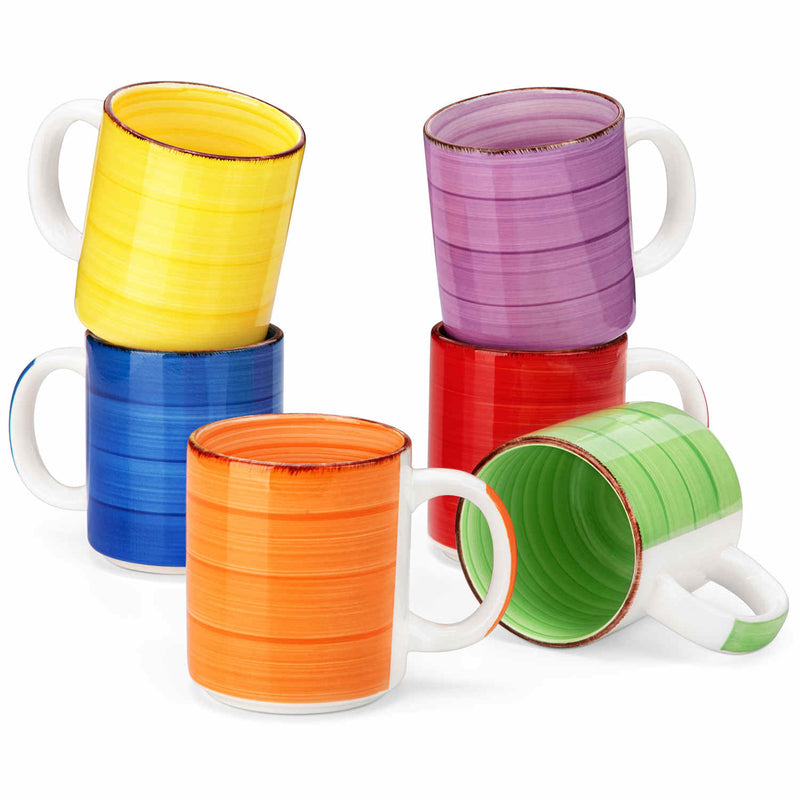 Bonita Large Round Mugs Set of 6 - Image 6