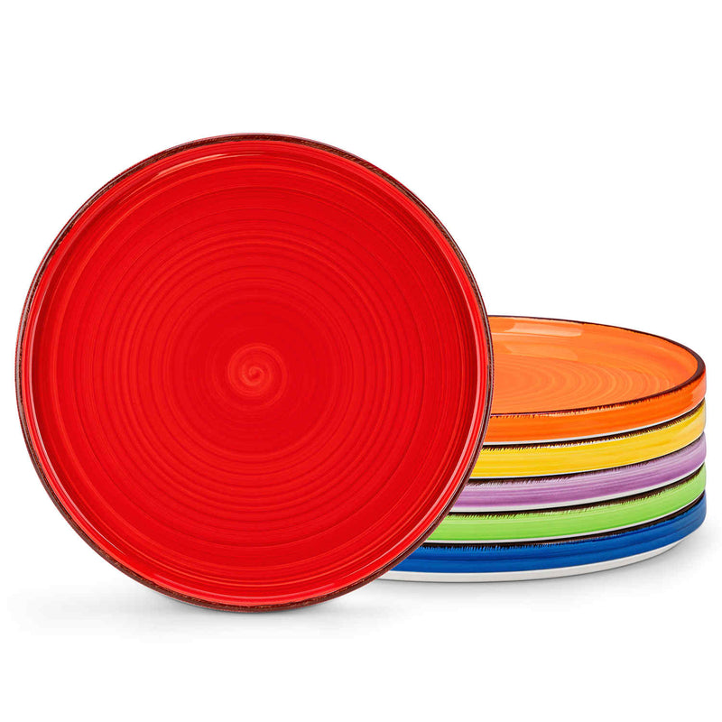 Bonita Straight-Edge Dinner Plates Set of 6 - Image 8