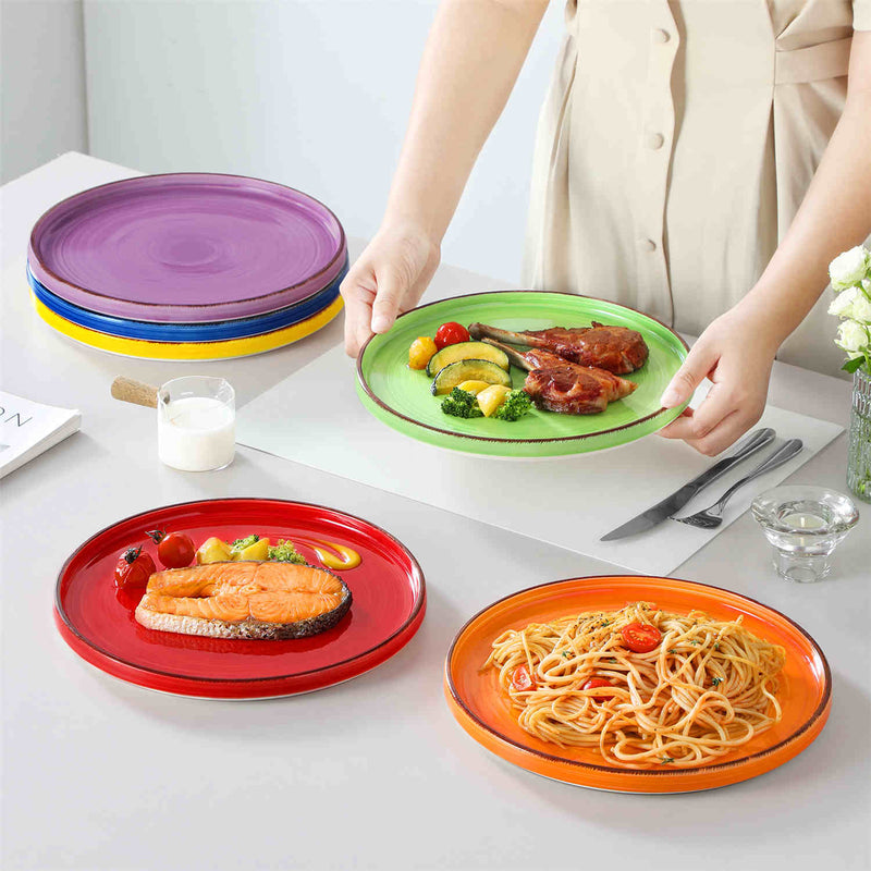 Bonita Straight-Edge Dinner Plates Set of 6 - Image 11