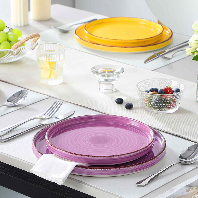 Bonita Straight-Edge Dinner Plates Set of 6 - Image 12