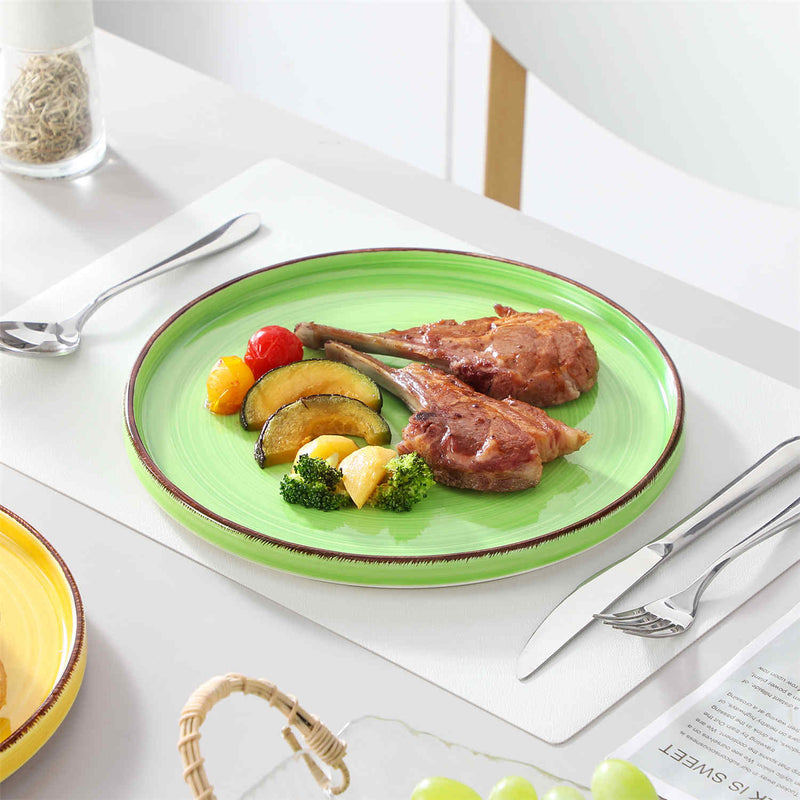 Bonita Straight-Edge Dinner Plates Set of 6 - Image 13