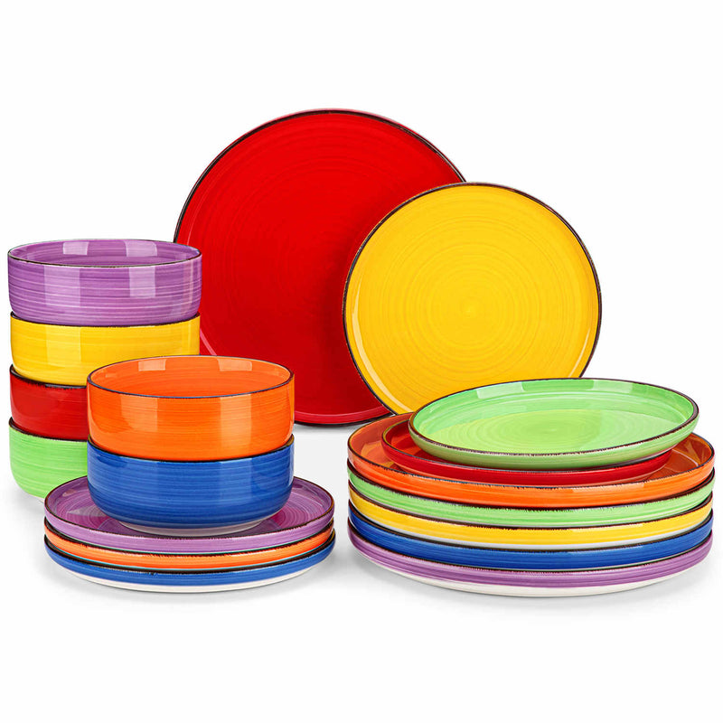 Bonita Lipped-Edge 18 Piece Dinnerware Set - Image 16