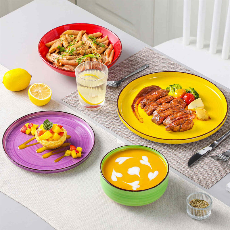 Bonita Lipped-Edge 16 Piece Dinnerware Set - Image 12