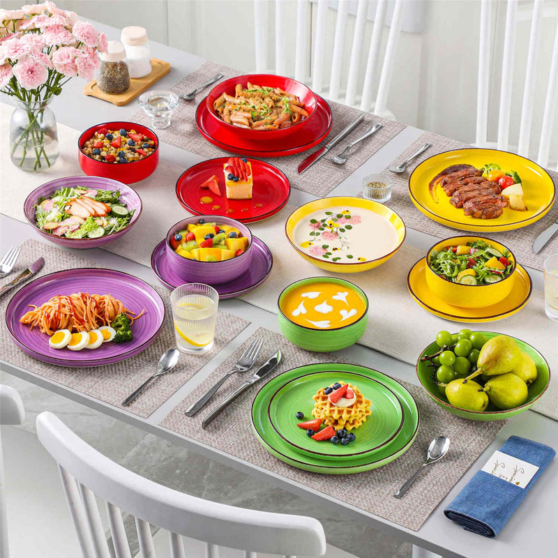 Bonita Lipped-Edge 16 Piece Dinnerware Set - Image 15