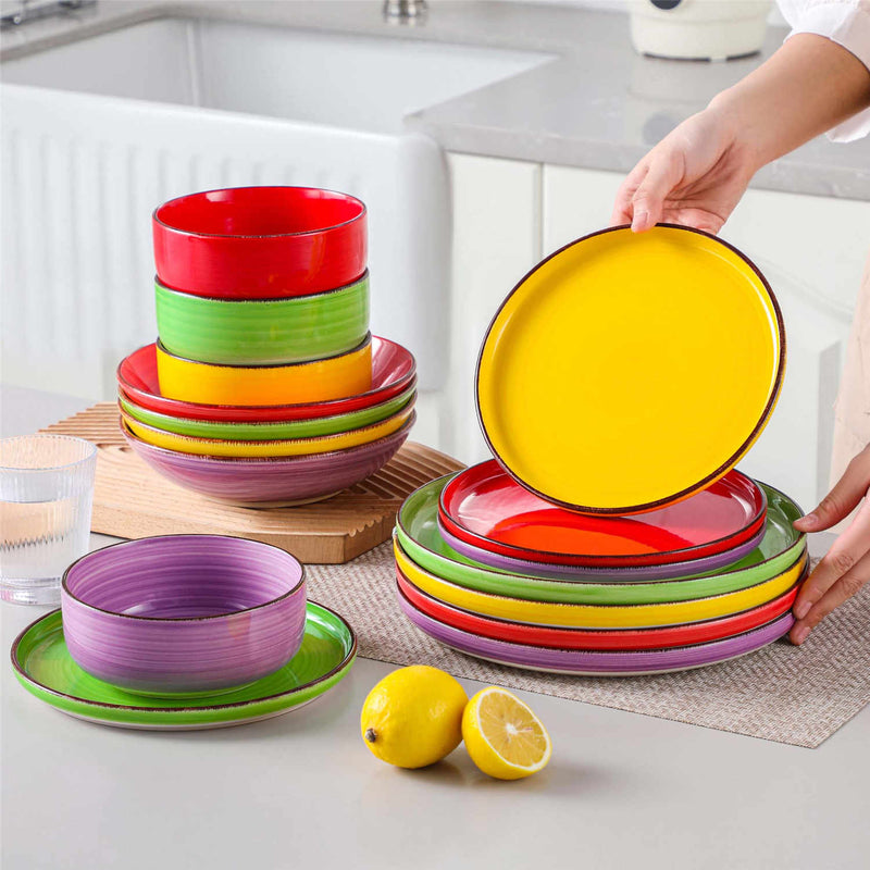 Bonita Lipped-Edge 16 Piece Dinnerware Set - Image 18