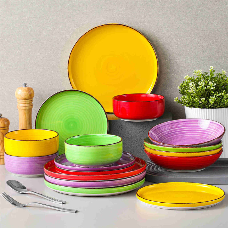 Bonita Lipped-Edge 16 Piece Dinnerware Set - Image 20