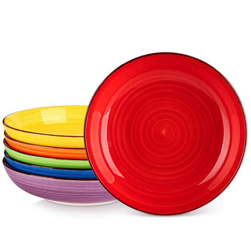 Bonita Large Pasta Bowls Set of 6 - Image 16