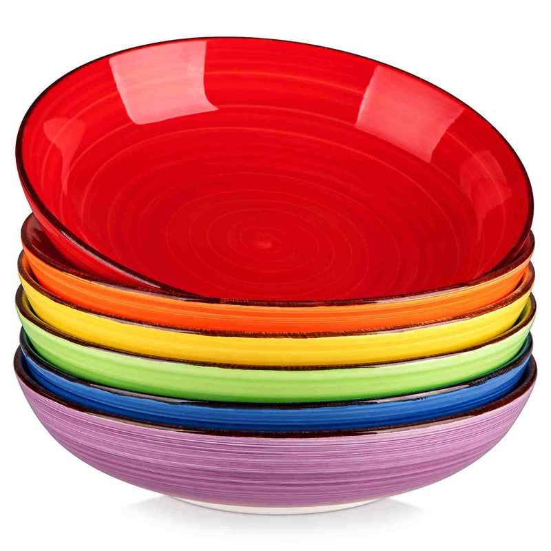 Bonita Large Pasta Bowls Set of 6 - Image 9