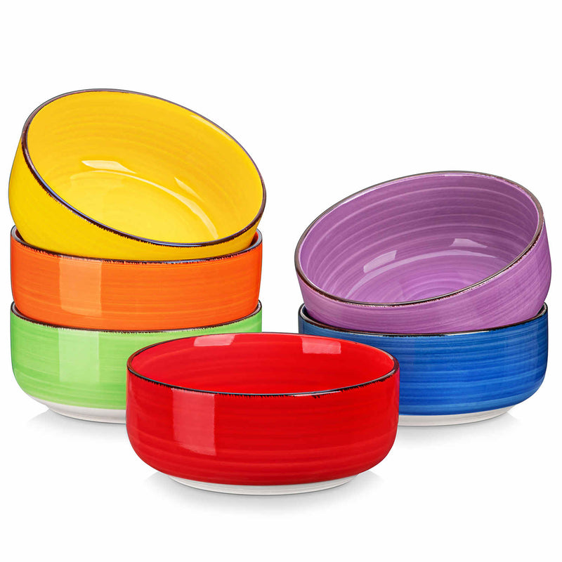 Bonita Deep Round Cereal Bowls Set of 6 - Image 8