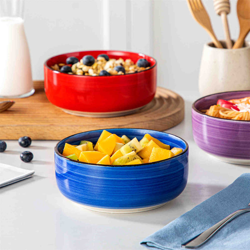 Bonita Deep Round Cereal Bowls Set of 6 - Image 5