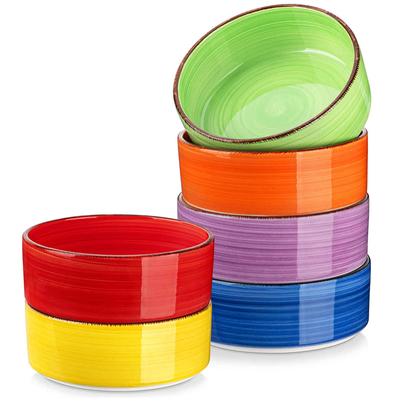 Bonita Straight-Edge Cereal Bowls Set of 6 - Image 16