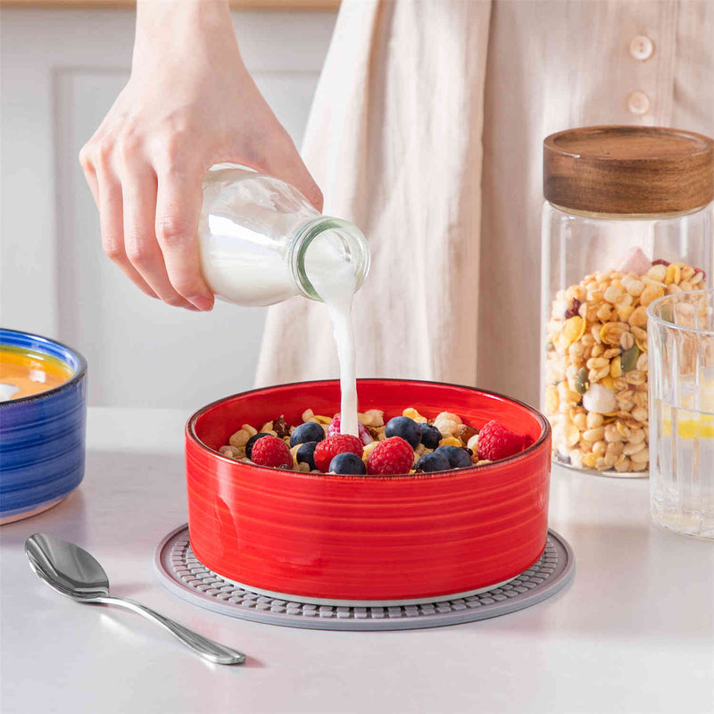 Bonita Straight-Edge Cereal Bowls Set of 6 - Image 15