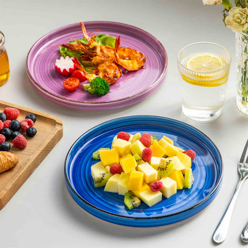 Bonita Straight-Edge Large Salad Plates Set of 6 - Image 10