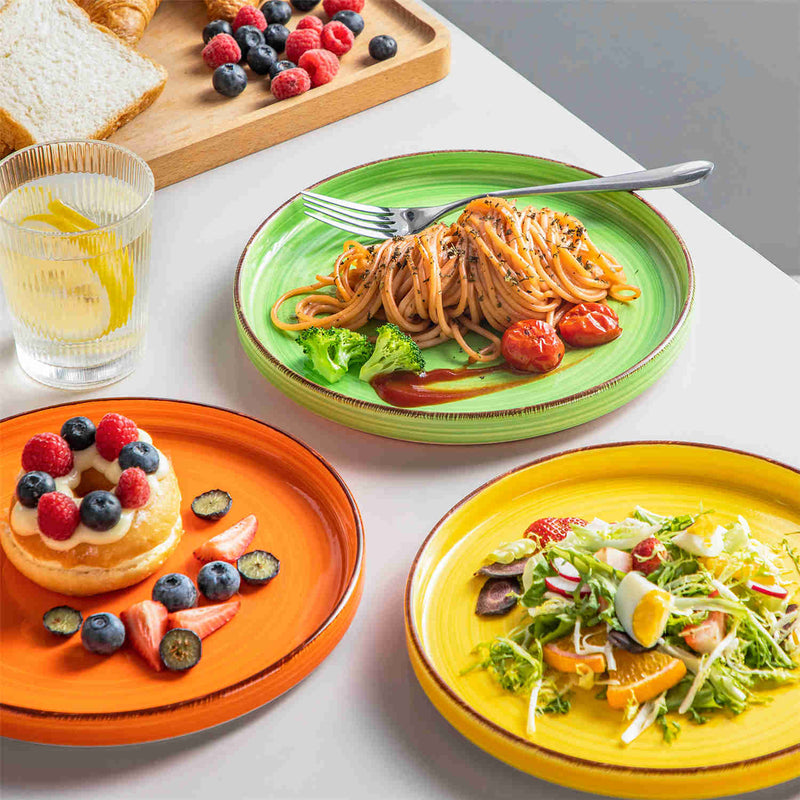 Bonita Straight-Edge Large Salad Plates Set of 6 - Image 13