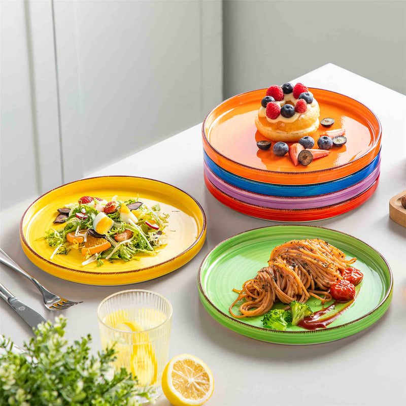 Bonita Straight-Edge Large Salad Plates Set of 6 - Image 14