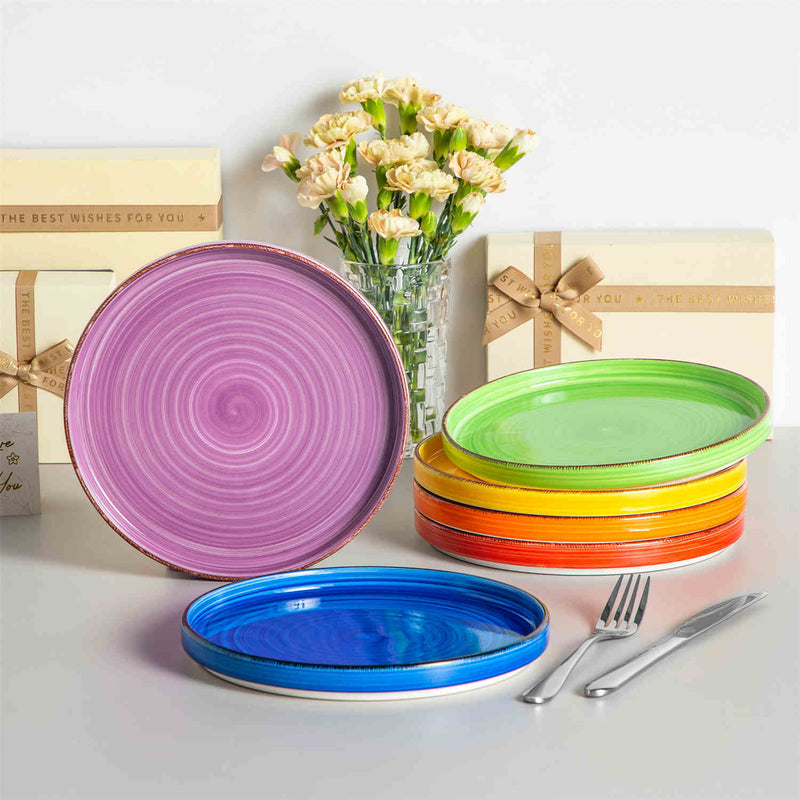 Bonita Straight-Edge Large Salad Plates Set of 6 - Image 16