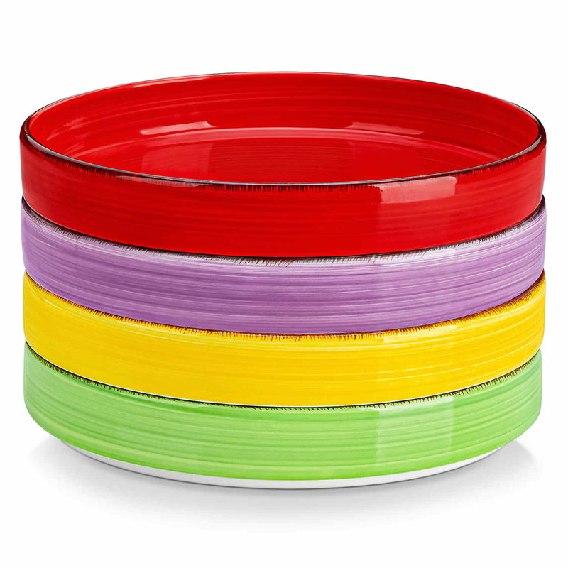 Bonita Straight-Edge Pasta Bowls Set of 4 - Image 14