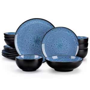 Bubble 16 Piece Dinnerware Set with Soup Bowls