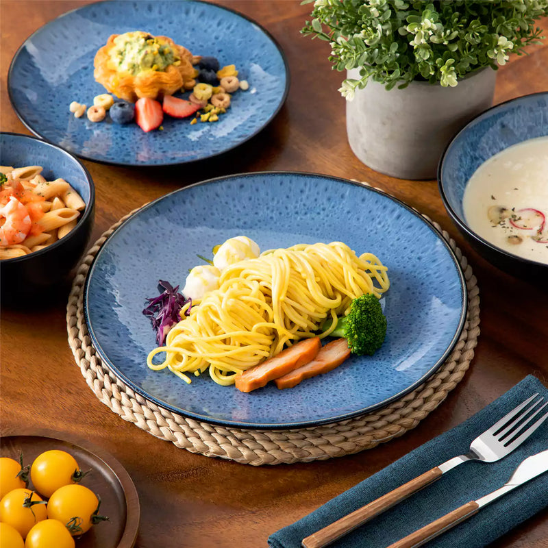 Bubble 16 Piece Dinnerware Set with Soup Bowls - Image 8