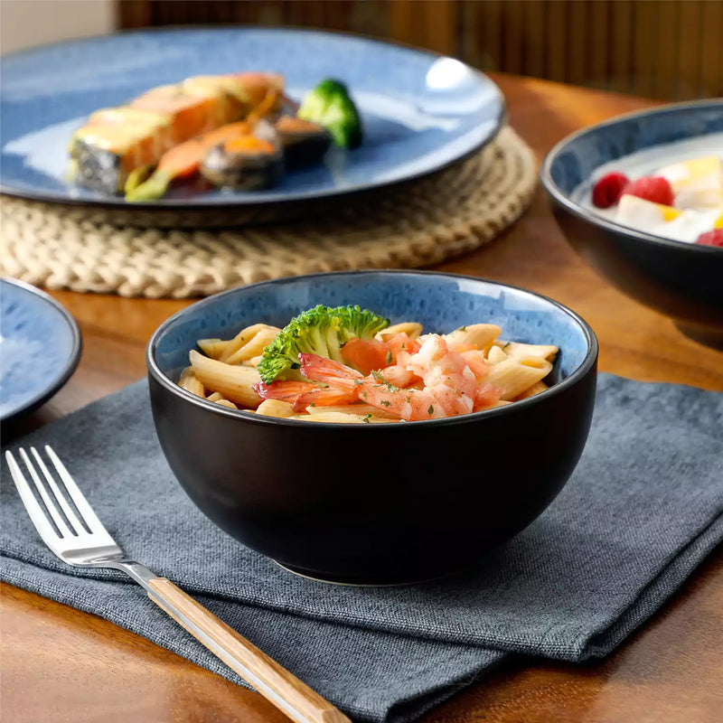 Bubble 16 Piece Dinnerware Set with Soup Bowls - Image 9