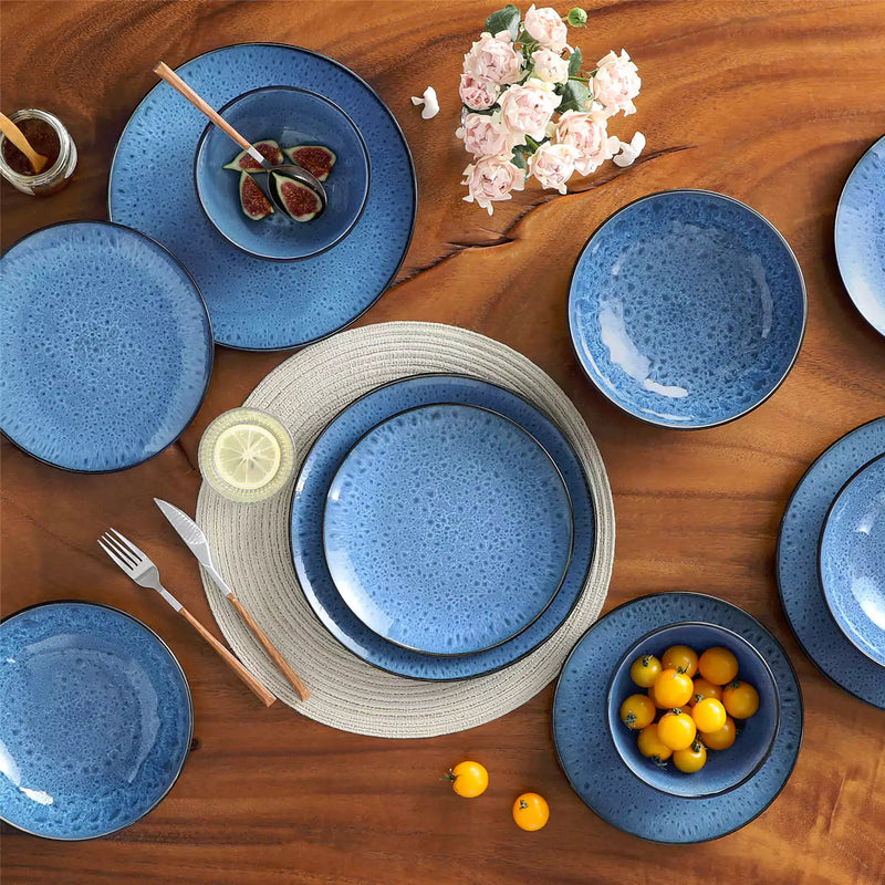 Bubble 16 Piece Dinnerware Set with Soup Bowls - Image 11