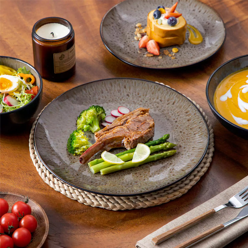 Bubble 16 Piece Dinnerware Set with Soup Bowls - Image 22