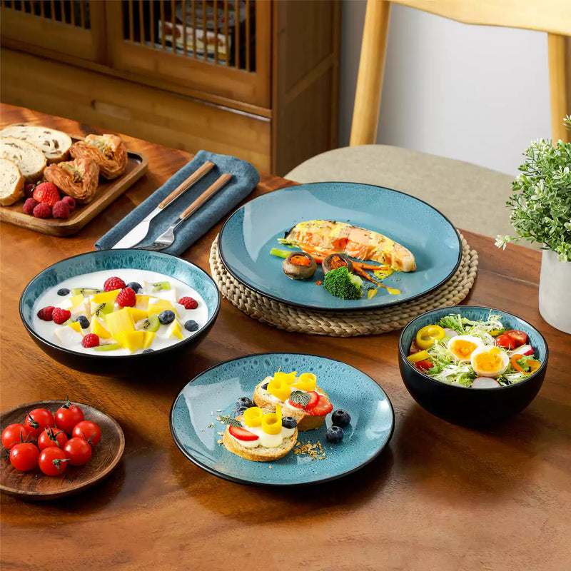 Bubble 16 Piece Dinnerware Set with Soup Bowls - Image 32
