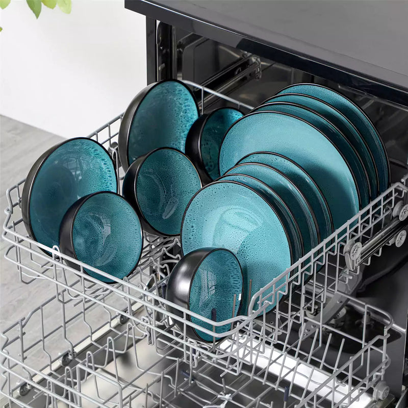 Bubble 16 Piece Dinnerware Set with Soup Bowls - Image 47