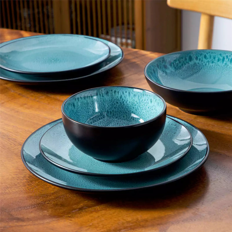 Bubble 16 Piece Dinnerware Set with Soup Bowls - Image 40